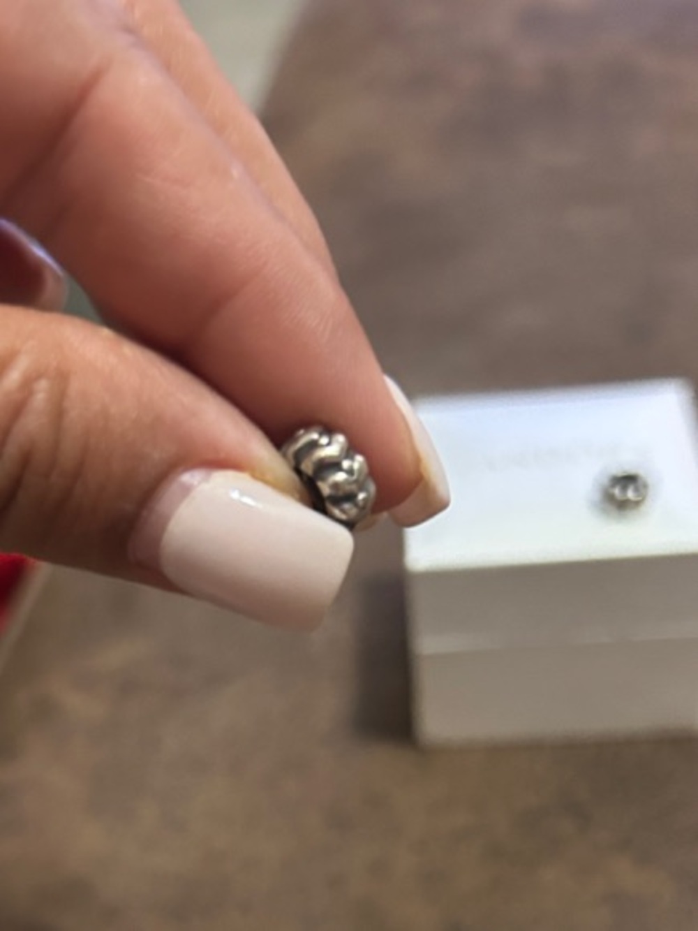 Pandora Silver Floral Spacer Charm - Silver